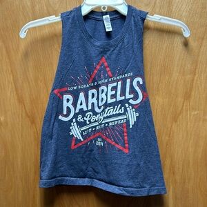 Barbells & Ponytails muscle tank